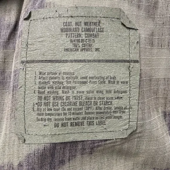 US Air Force Camo Sz Medium R Jacket Staff Sargent - Picture 16 of 16